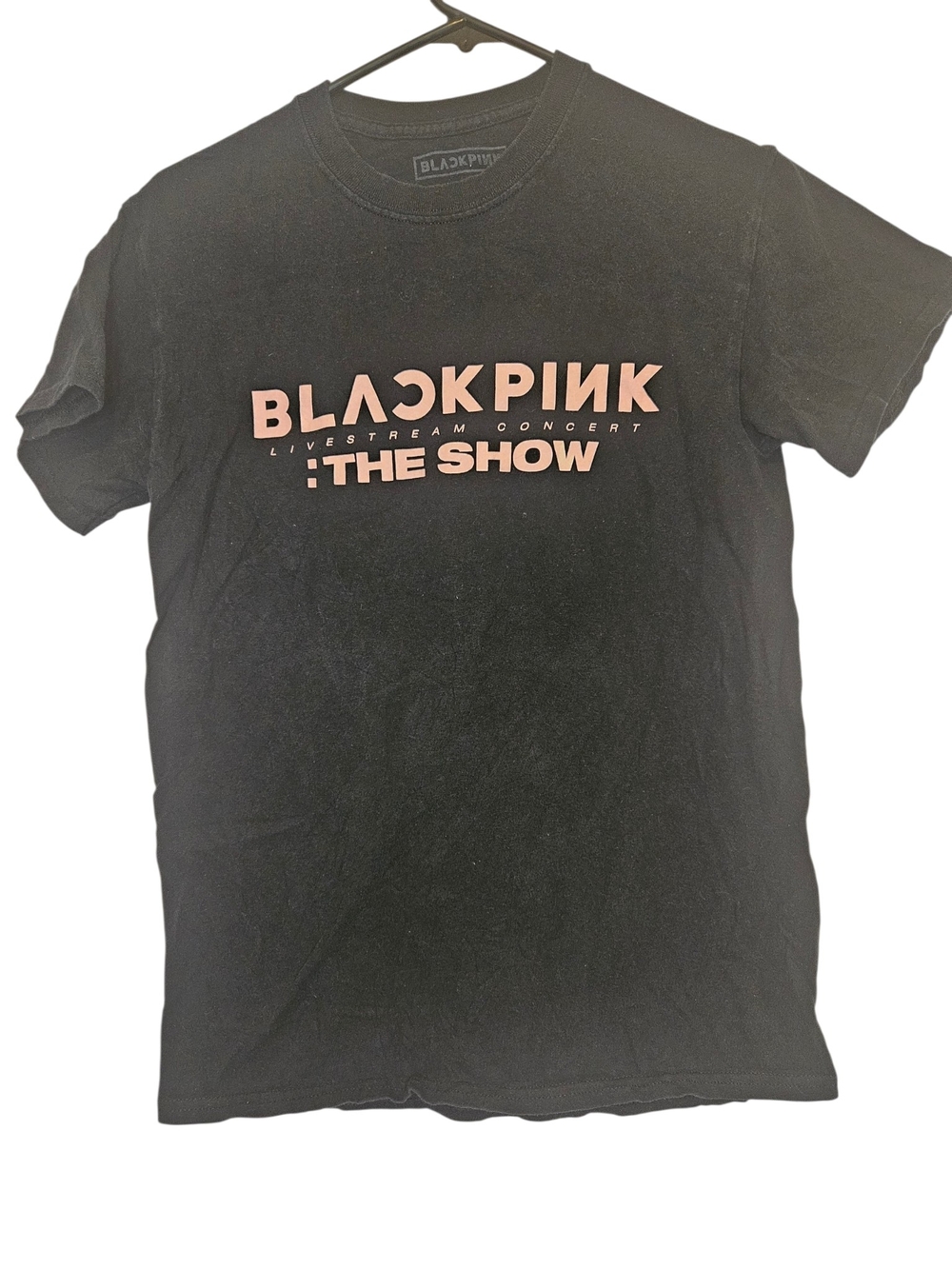 The Show Short Sleeve Tee - Black with Pink Logo